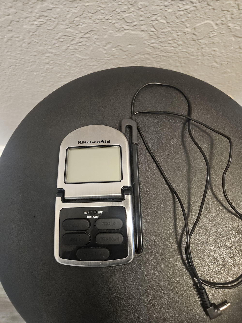 KitchenAid Digital Cooking Thermometer - Black and Silver